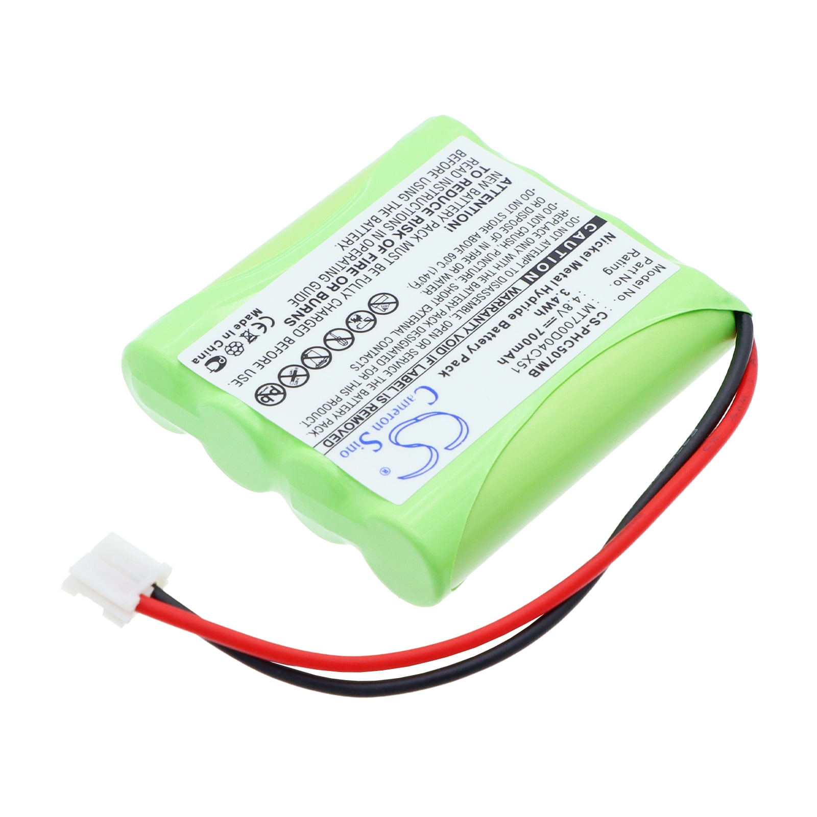 Batteri til BabyPhone for Philips SBC-EB4880 A1507, Avent SCD 468/84-R