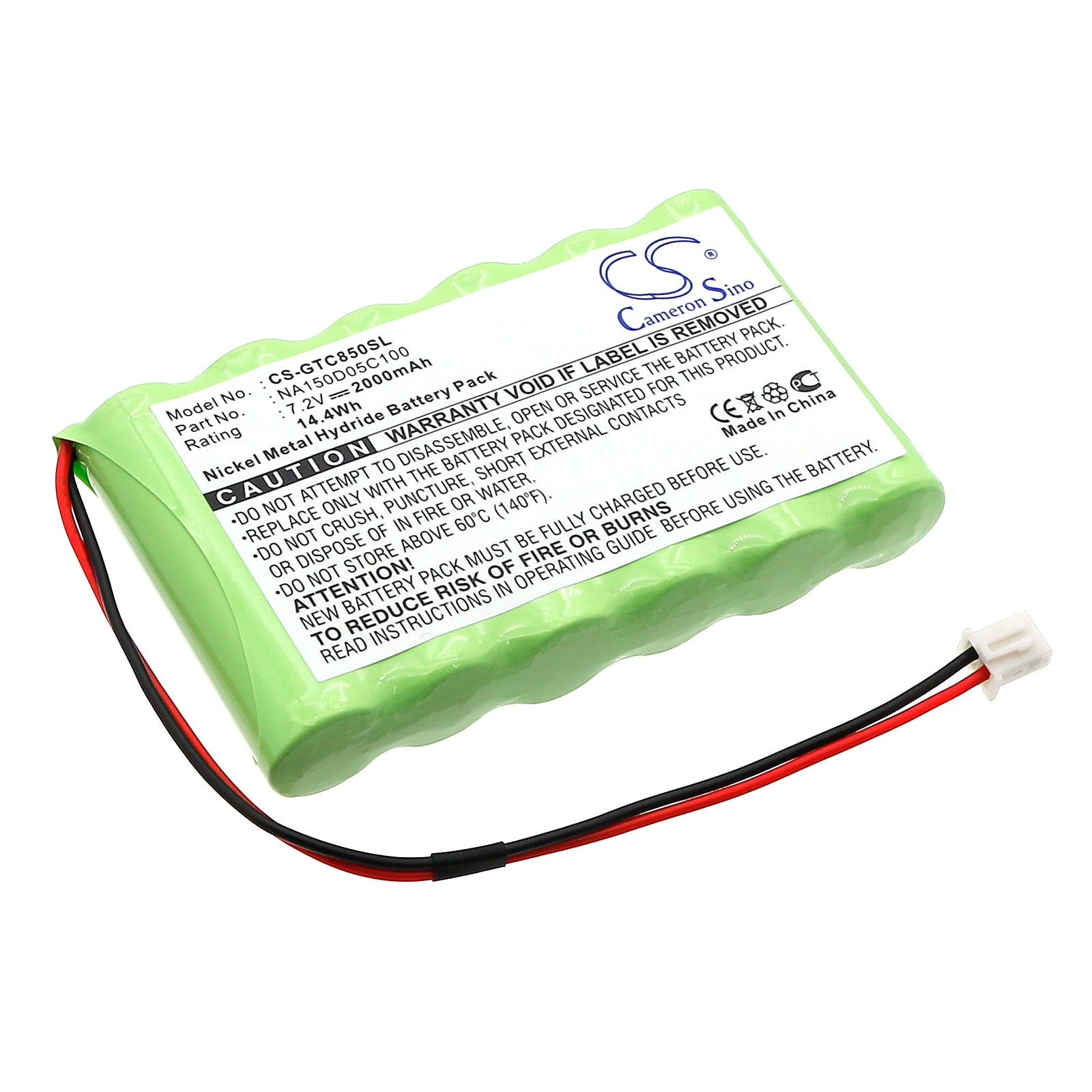 Batteri til kartlegging og testing, utstyr til Graetz TC850B, TC850C