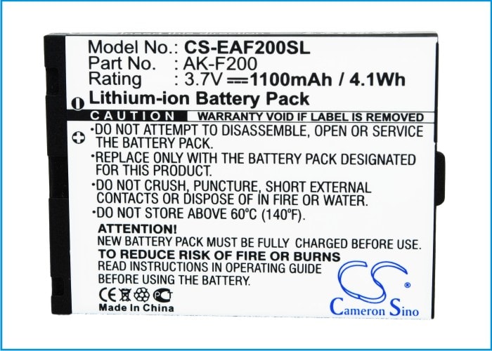 Batteri til mobiltelefon, smarttelefon for TELME F200, F210