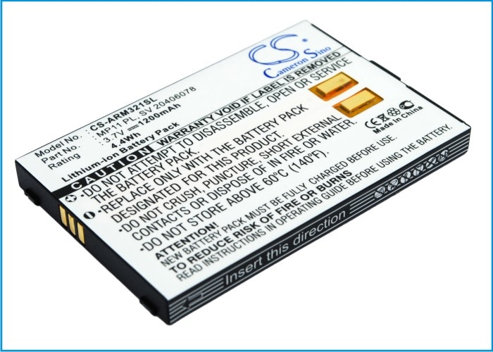 Batteri til mobiltelefon, smarttelefon for Swissvoice MP11, MP11 PL