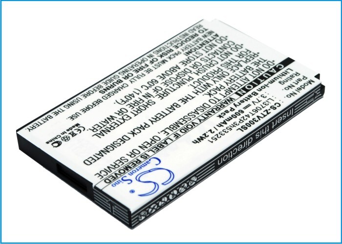 Batteri til mobiltelefon, smarttelefon for ZTE V190, V260, V270 m.fl.
