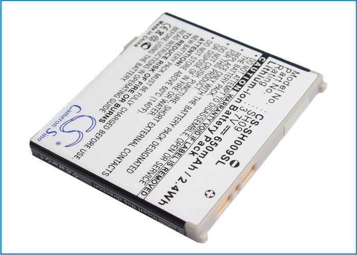 Batteri til mobiltelefon, smarttelefon for Sharp SH903i, SH902ISL