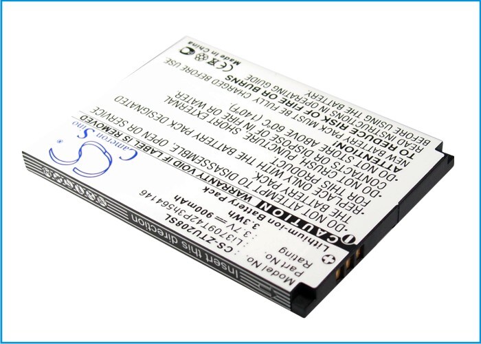 Batteri til mobiltelefon, smarttelefon for ZTE U208, U506, U507 m.fl.