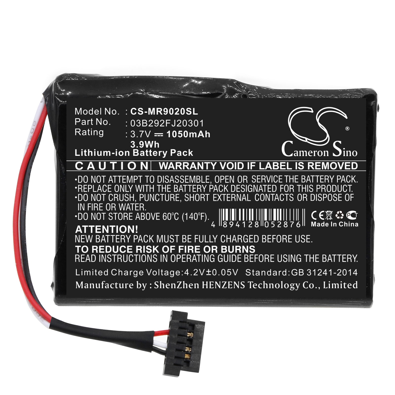Batteri til GPS, navigasjonssystem for Magellan RoadMate 9055, RoadMate 9055LM m.fl.