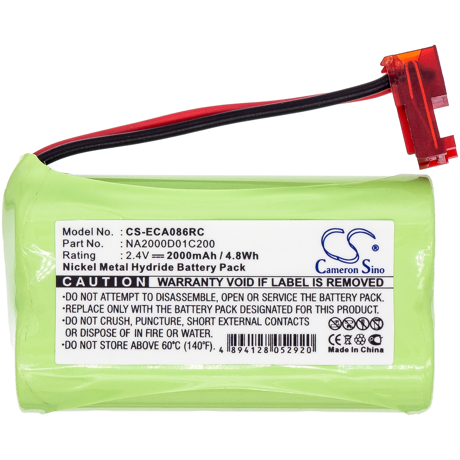 Batteri til fjernkontroll for Earmuff Control VP EEHCVP AMFM, 05455086