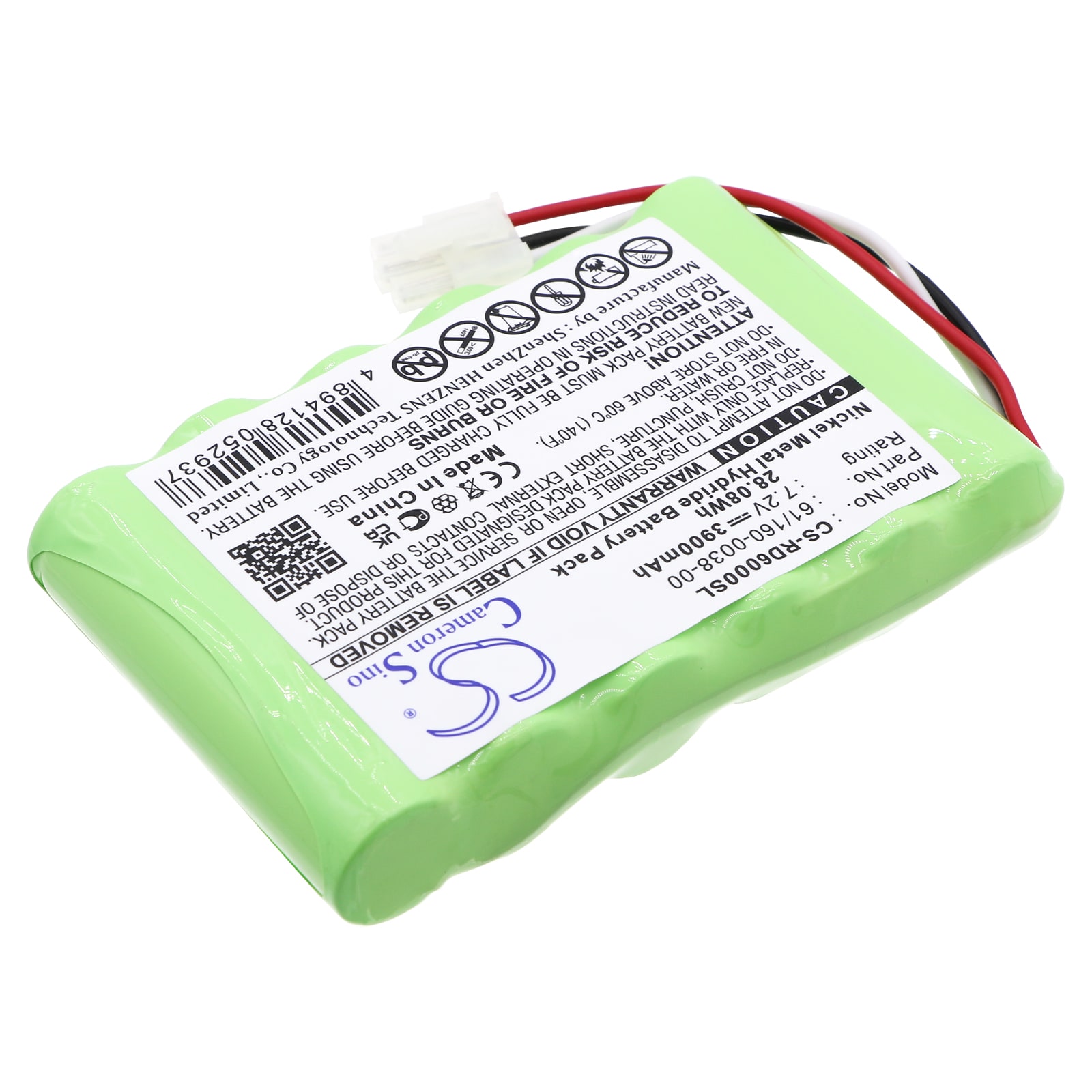 Batteri til kartlegging og testing, utstyr til Riser Bond RD6000, 6000, 6000DSL m.fl.