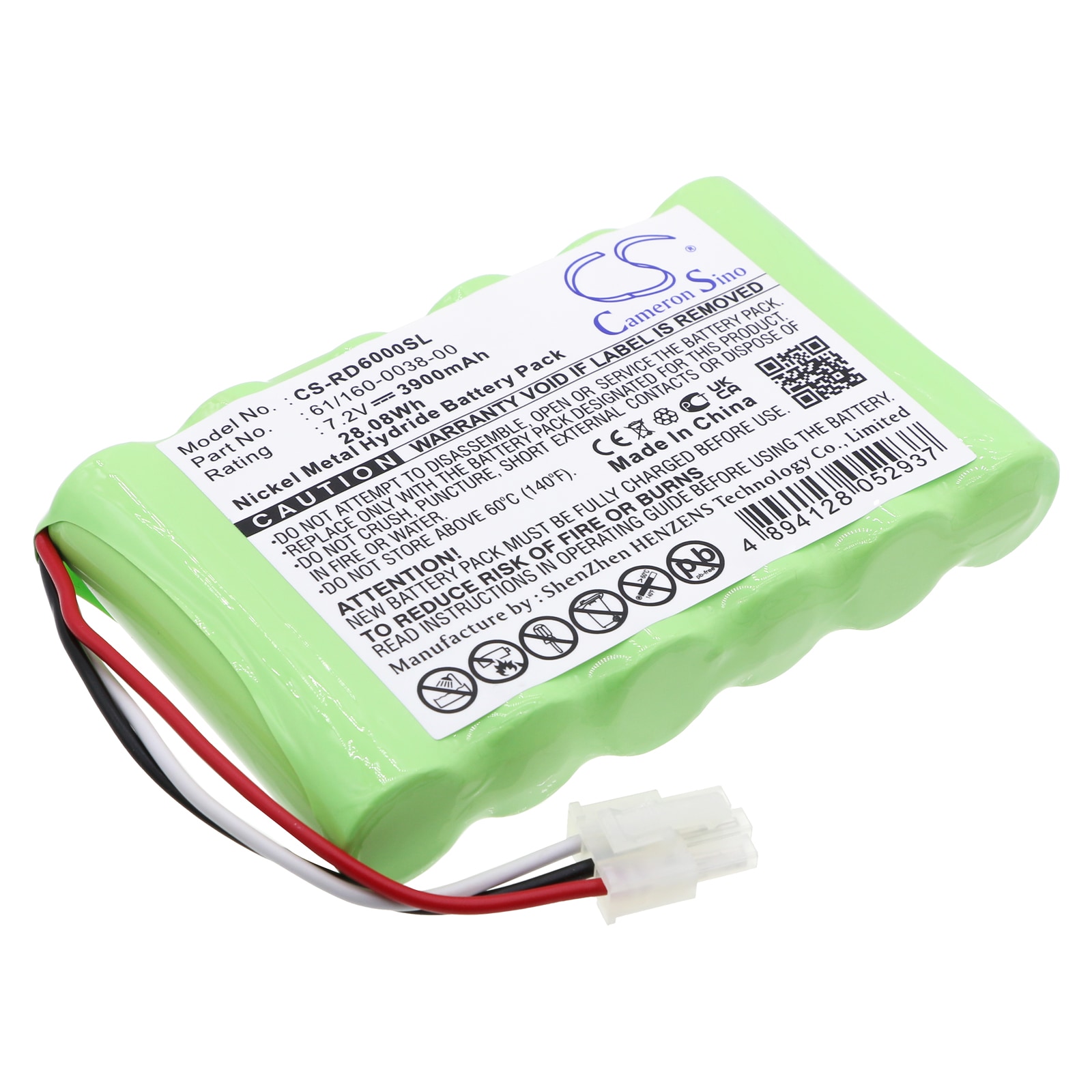 Batteri til kartlegging og testing, utstyr til Riser Bond RD6000, 6000, 6000DSL m.fl.