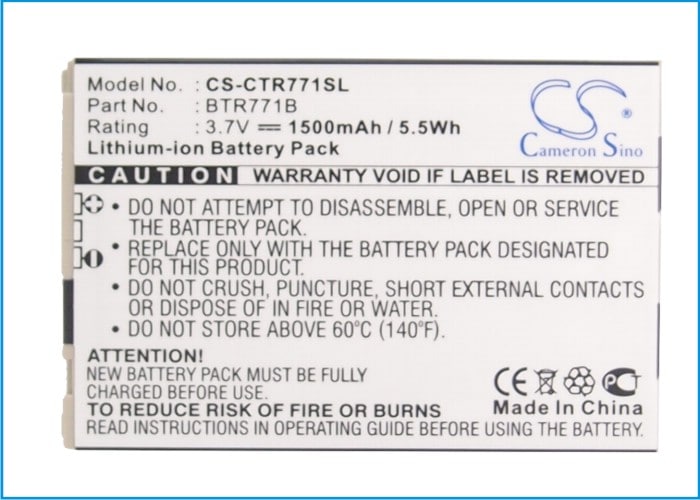 Batteri til mobiltelefon, smarttelefon for Casio GzOne Commando C771, C771