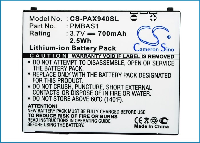 Batteri til mobiltelefon, smarttelefon for Panasonic 001P, 940P, 941P