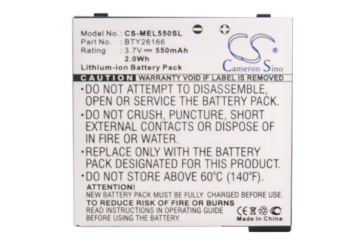 Batteri til mobiltelefon, smarttelefon for Elson EL550