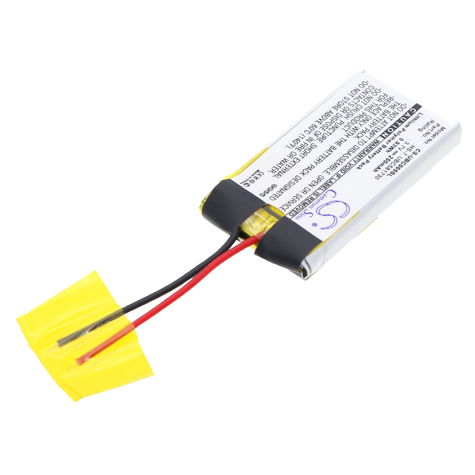 Batteri til trådløst headset for Ultralife UBC005, UBP005, UBC581730
