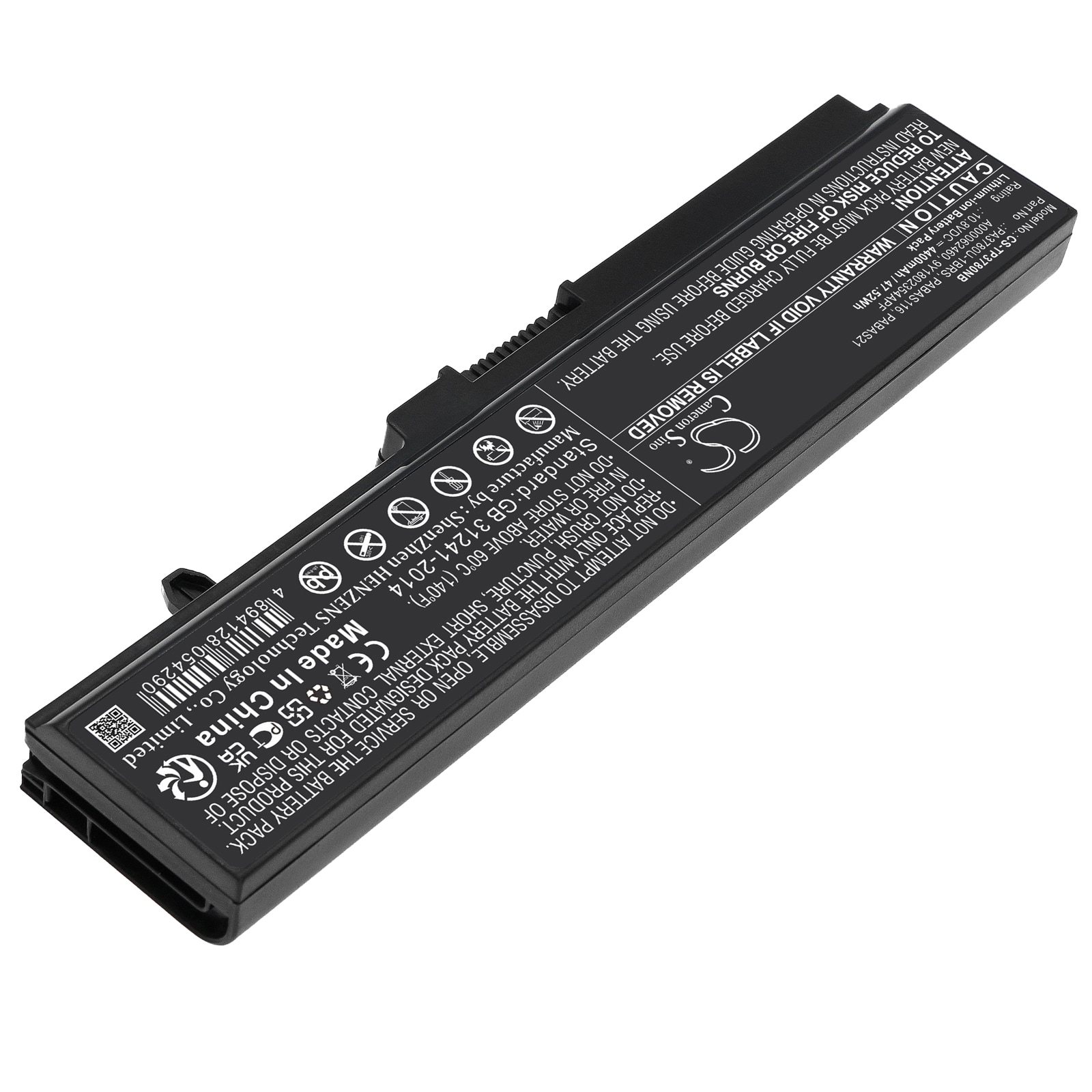 Batteri til bærbar PC, Notatbok for Toshiba Portege T110, Portege T112, Portege T130 m.fl.