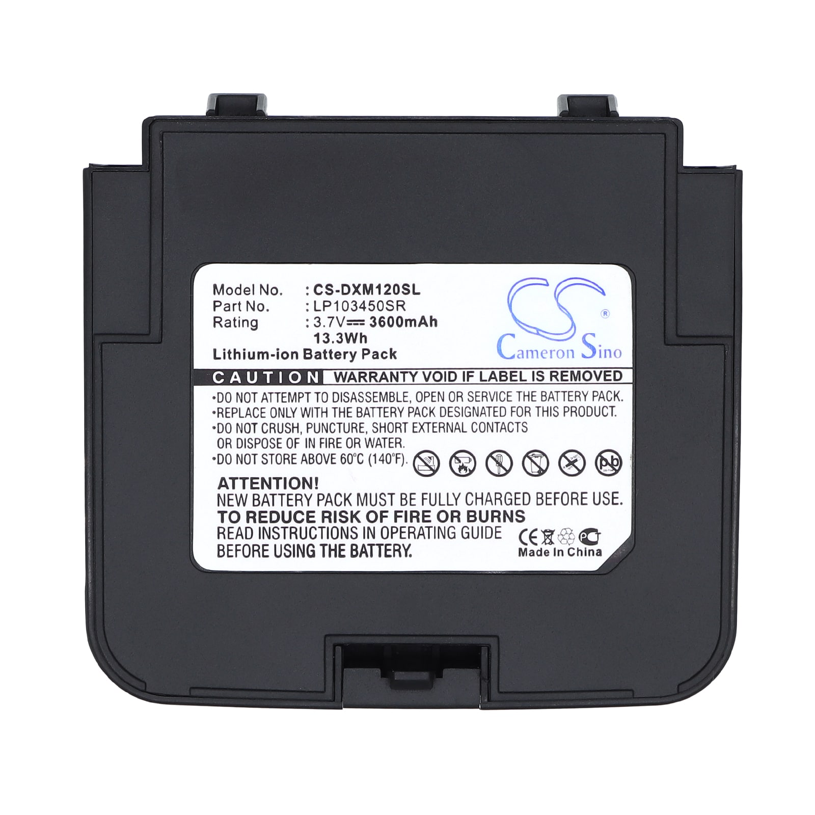 Batteri til mediaspiller for Delphi XM Satellite Radio SA10120 Roady, SA10120