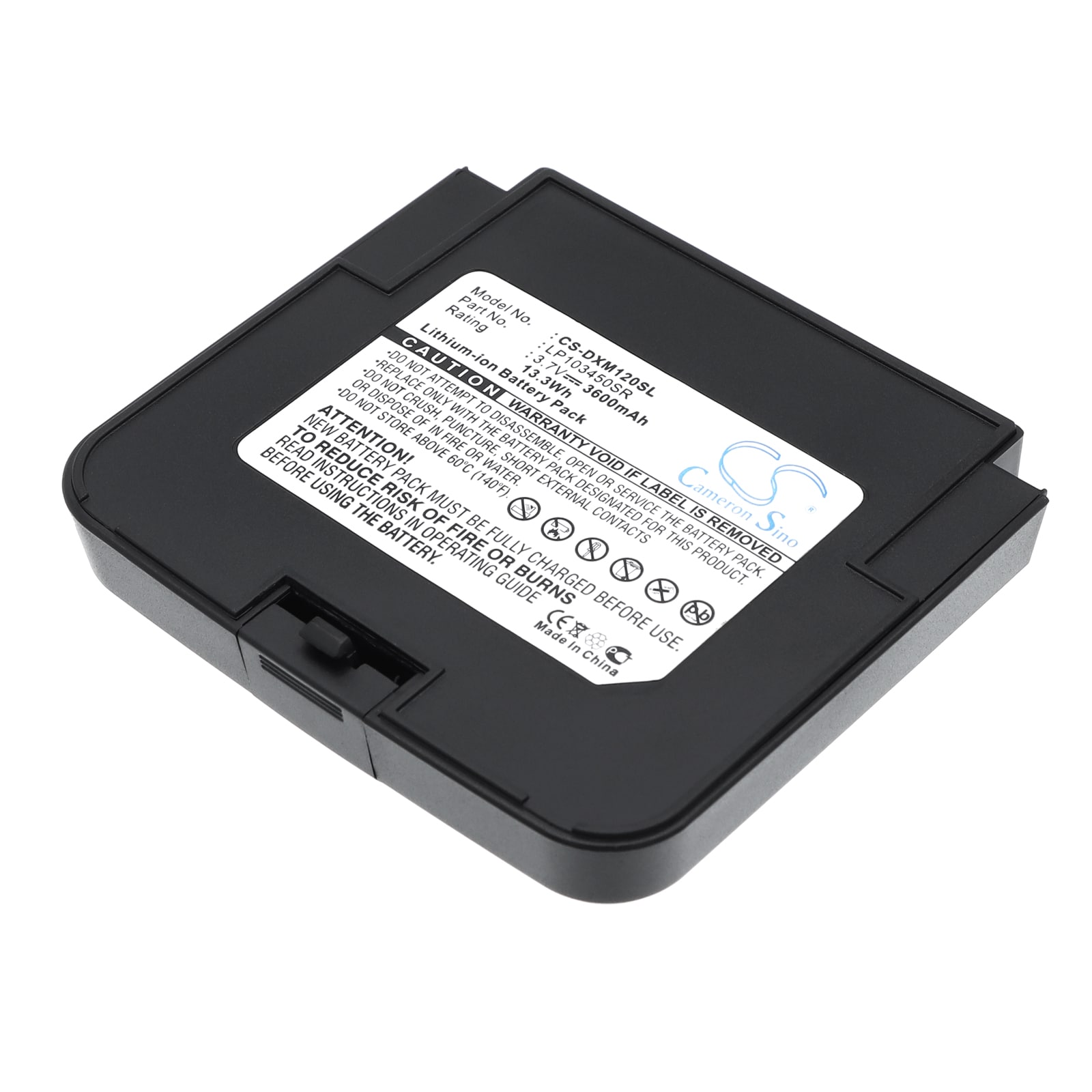 Batteri til mediaspiller for Delphi XM Satellite Radio SA10120 Roady, SA10120
