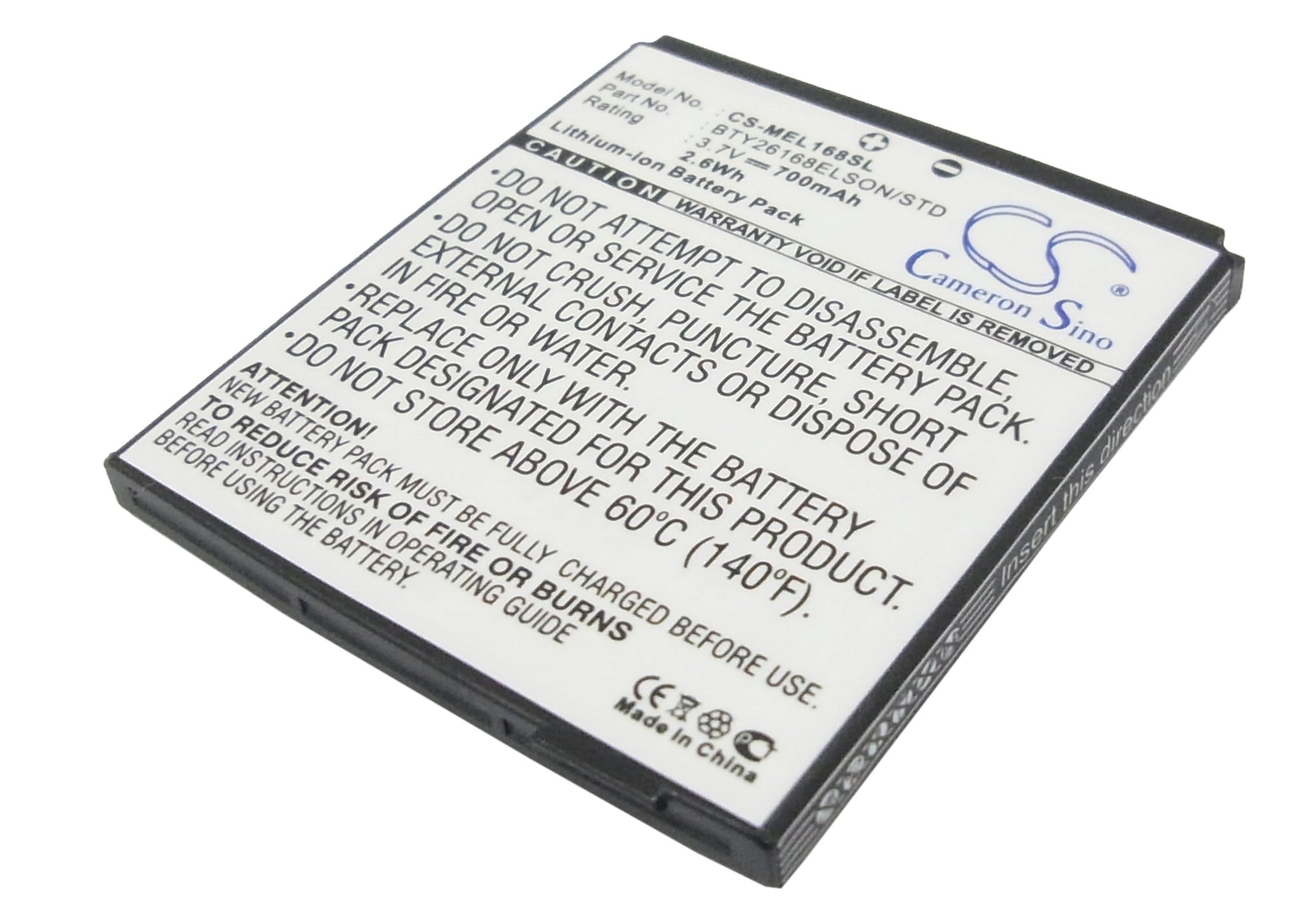 Batteri til mobiltelefon, smarttelefon for Elson ES1