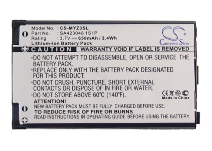 Batteri til mobiltelefon, smarttelefon for Sagem MY-Z3, MYZ-3, SG321i m.fl.