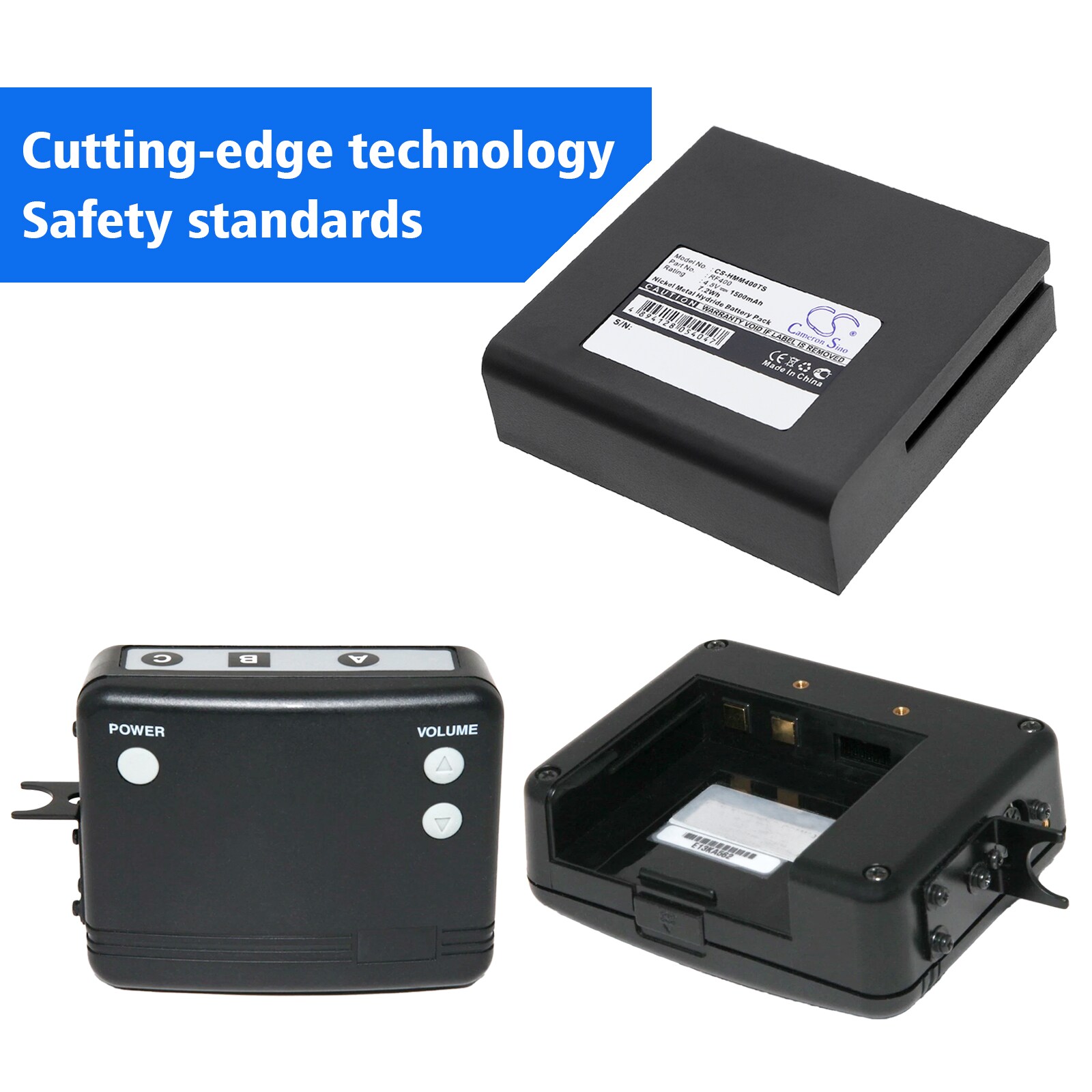 Batteri til trådløst headset for HME COM400