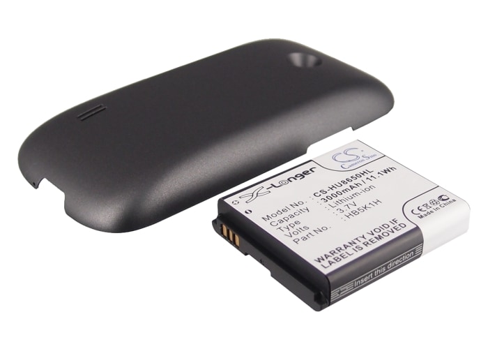 Batteri til mobiltelefon, smarttelefon for Huawei U8650, IDEOS U8650, Sonic m.fl.
