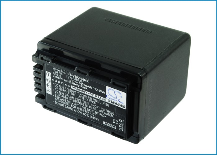 Batteri til kamera for Panasonic SDR-H85, SDR-T55, SDR-T50 m.fl.
