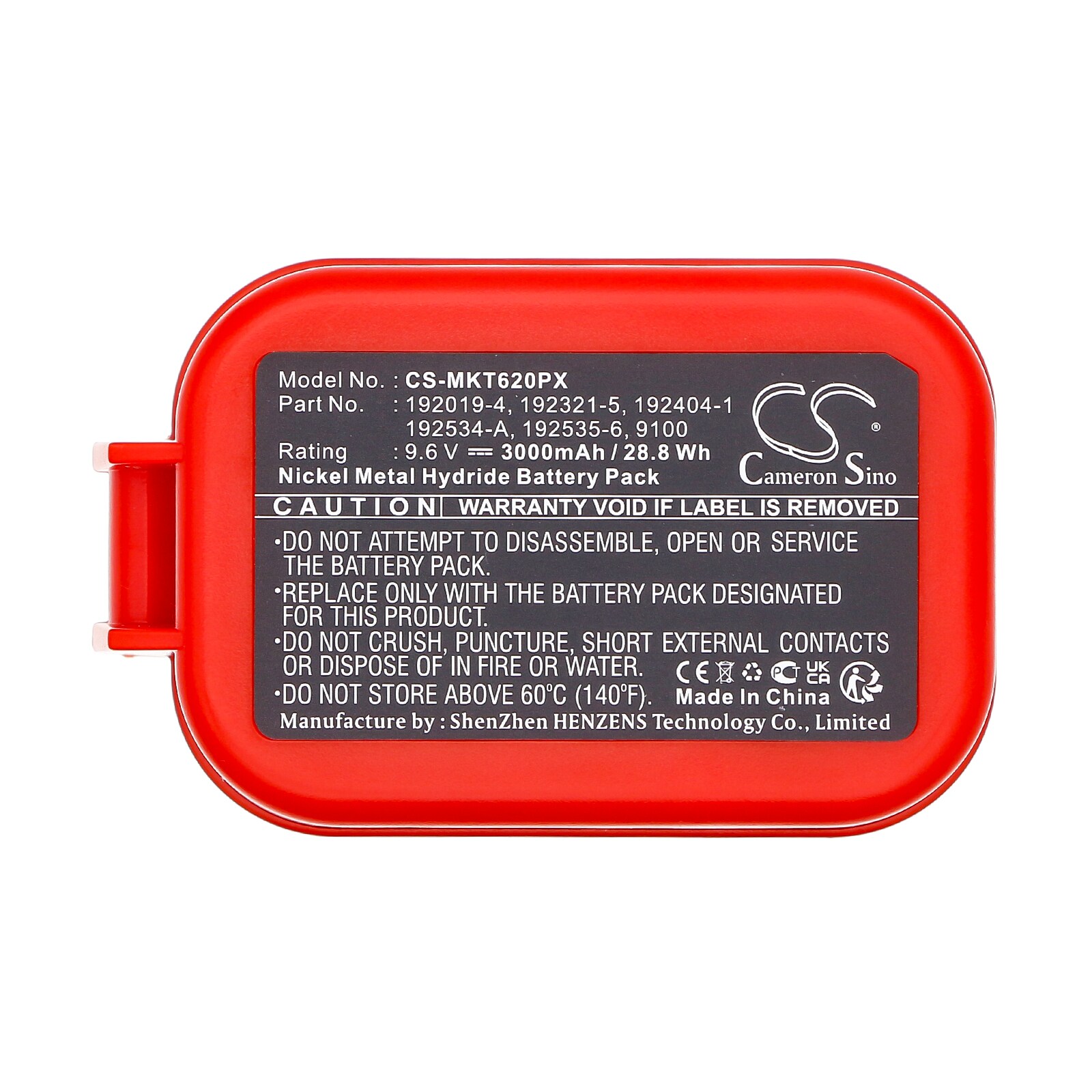 Batteri til elektriske verktøy for Makita 6014DW, 6200D, 6200DW m.fl.