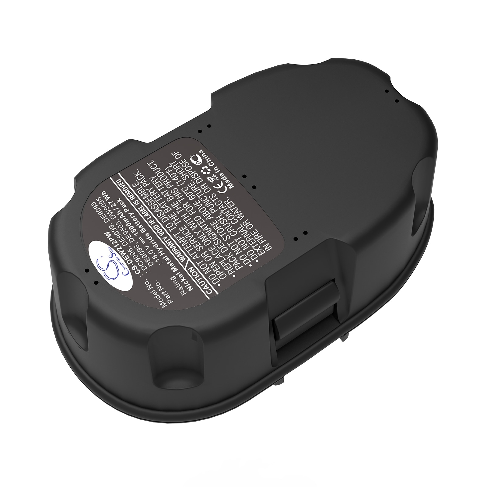 Batteri til elektriske verktøy for DeWalt DC212, DC213KB, DC330 m.fl.