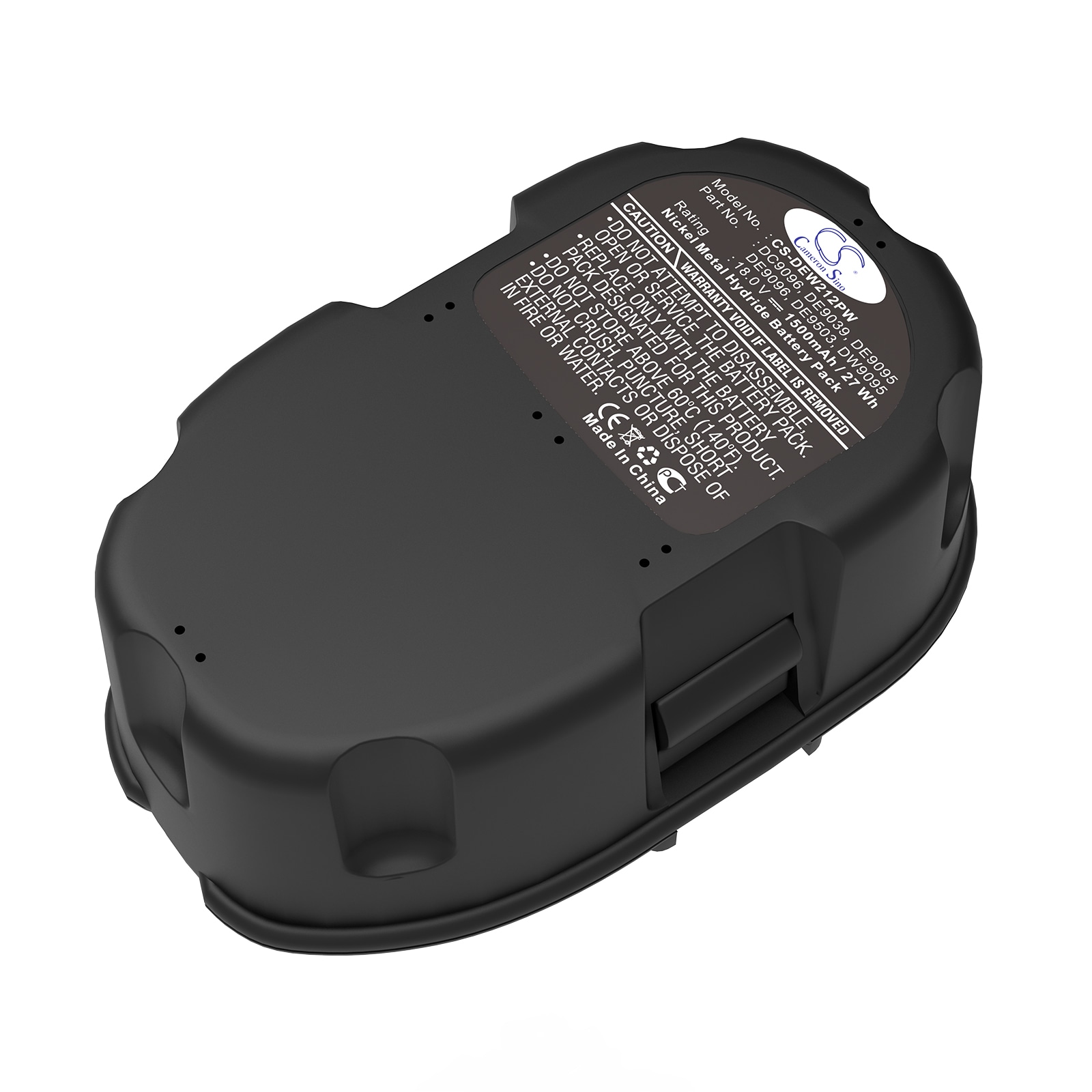 Batteri til elektriske verktøy for DeWalt DC212, DC213KB, DC330 m.fl.