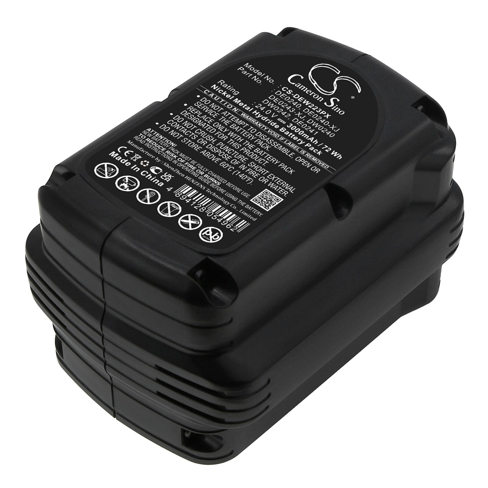Batteri til elektriske verktøy for DeWalt DC222KA, DC222KB, DC223KA m.fl.