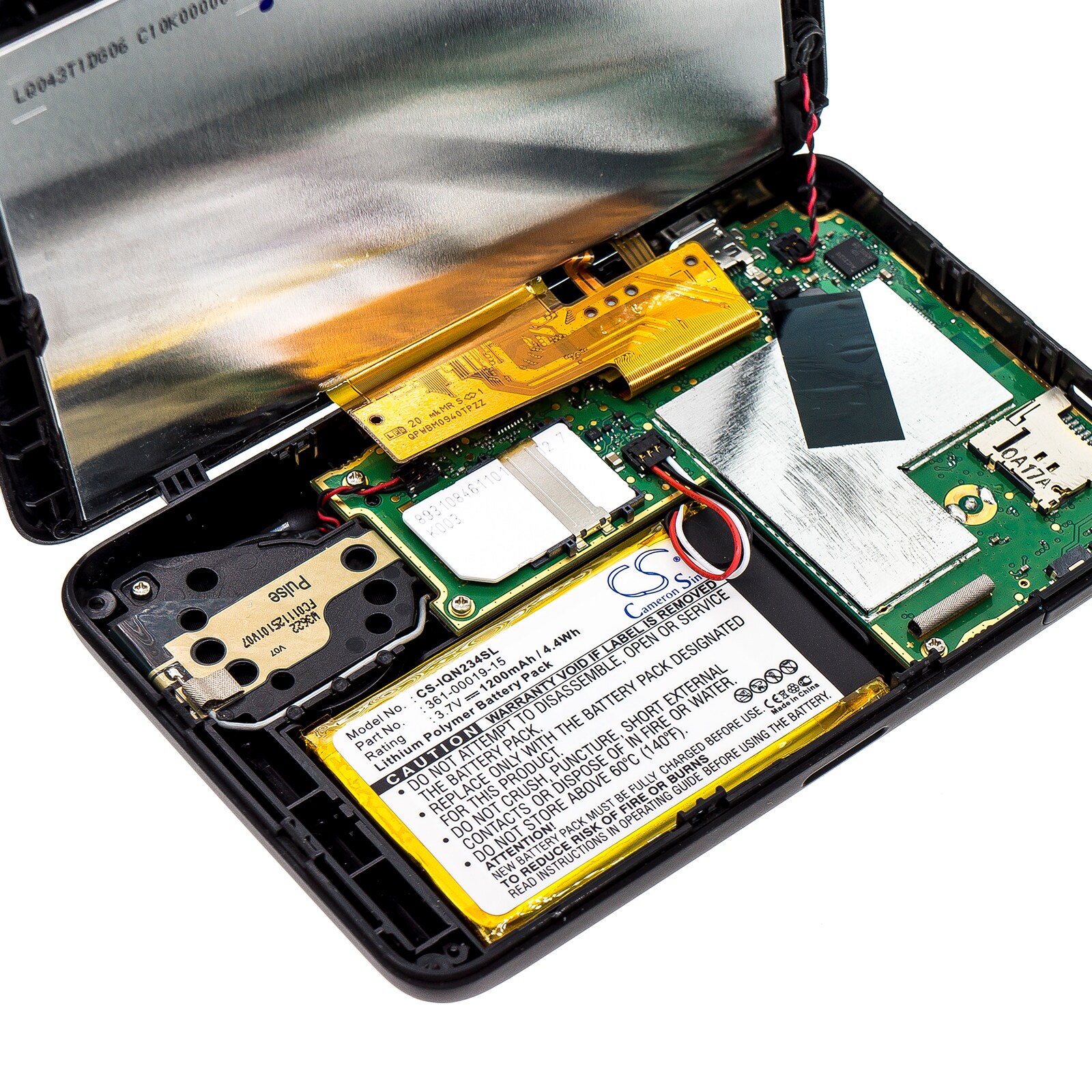 Batteri til GPS, navigasjonssystem for Garmin Nulink 2340, Nulink 2390