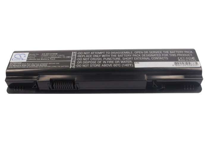 Batteri til bærbar PC, for Dell Inspiron 1410, Vostro 1014, Vostro 1015 m.fl.