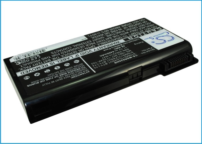 Batteri til bærbar PC, notatbok for MSI A5000, MSI A6000, A6005 m.fl.