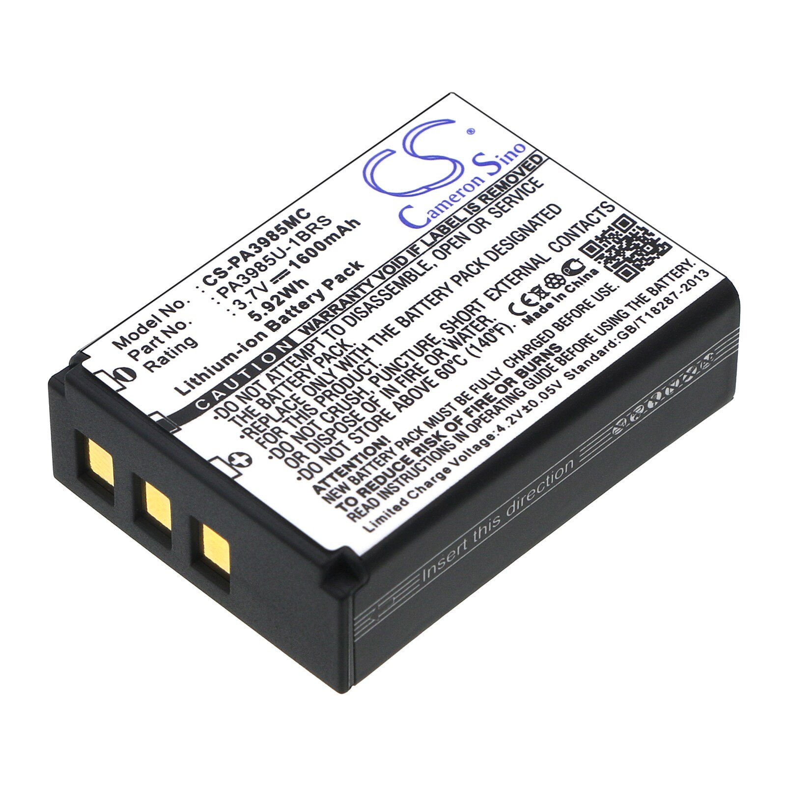 Batteri til kamera for Toshiba Camileo X200, Camileo X400, Camileo X416 HD