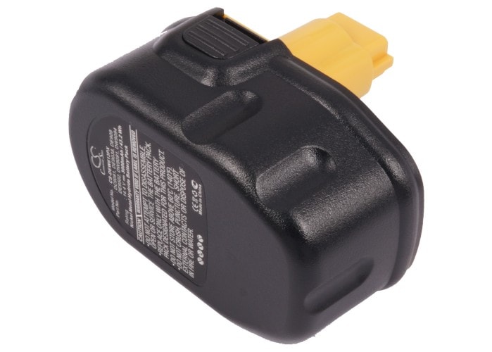 Batteri til elektriske verktøy for DeWalt DC528 lommelykt, DC551KA, DC612KA m.fl.