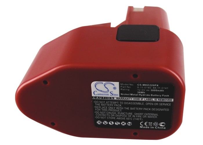 Batteri til elektriske verktøy fra Milwaukee 0401-1, 0401-4, 0407-22 m.fl.
