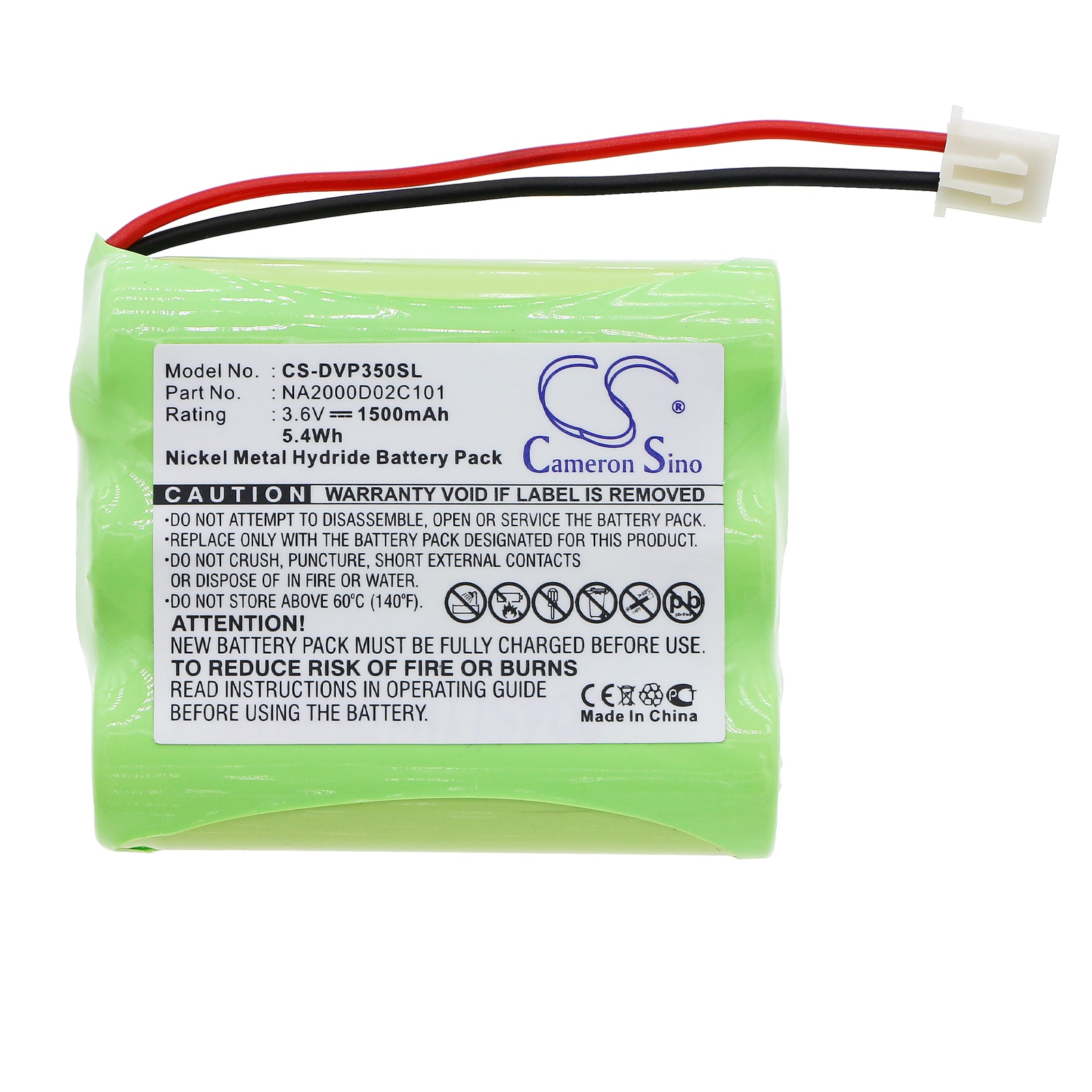 Batteri til DVD-spiller for Dual DVD-P350