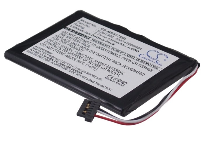 Batteri til GPS, navigasjonssystem for Magellan RoadMate 5175TLM, RoadMate 5175-LM