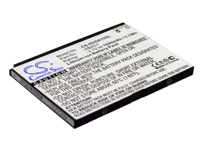 Batteri til mobiltelefon, smarttelefon for Huawei G6610, G6610v, Para Claro
