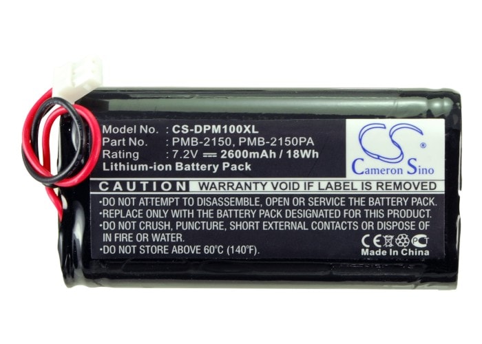 Batteri til fjernkontroll for DAM PM100-DK, PM100II-DK, PM100III-DK m.fl.