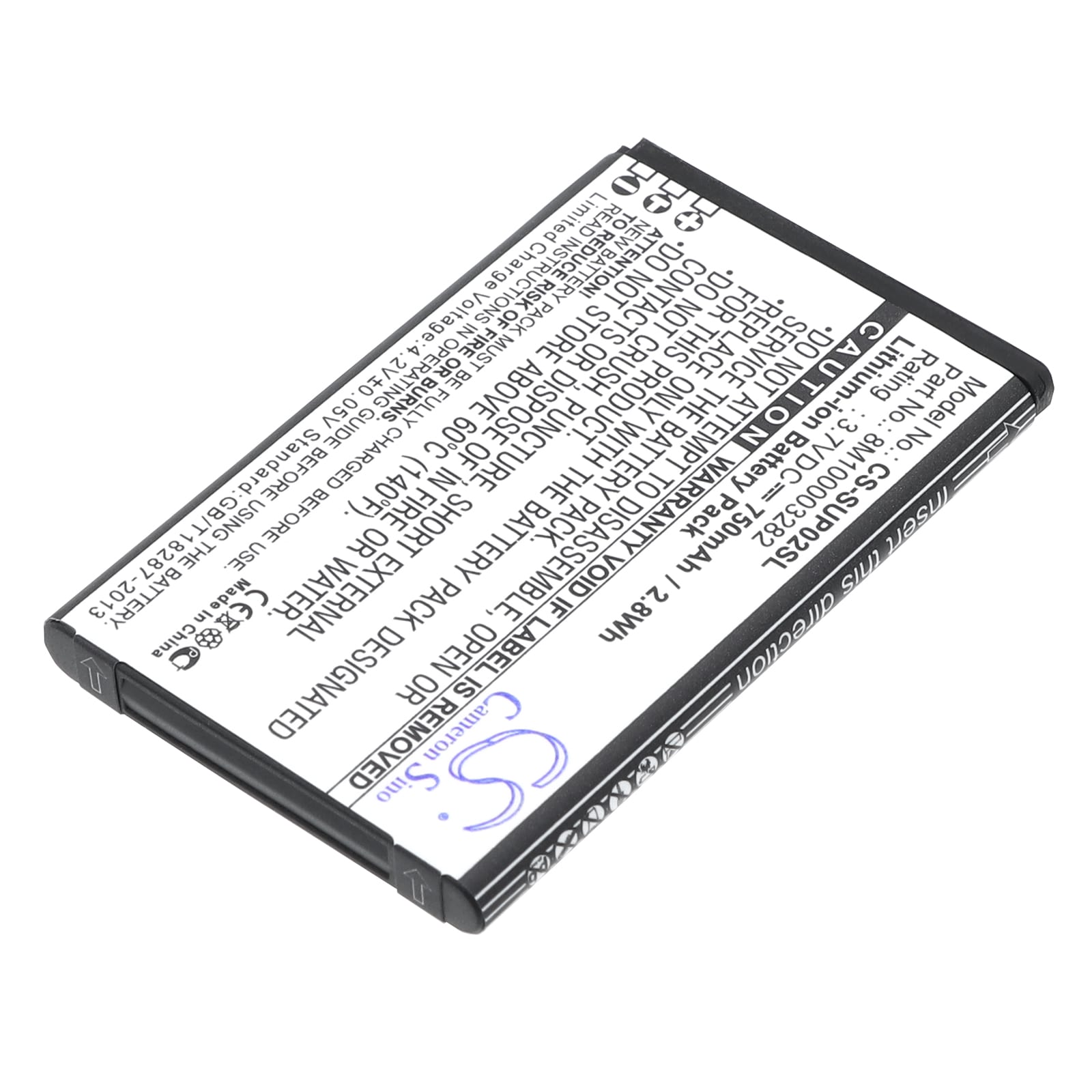 Batteri til GPS, navigasjonssystem for Callaway uPro MX+, uPro MX, uPro G1 m.fl.
