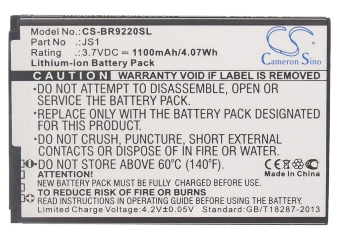 Batteri til mobiltelefon, smarttelefon for BlackBerry Curve 9220, Curve 9320, Curve 9230 m.fl.
