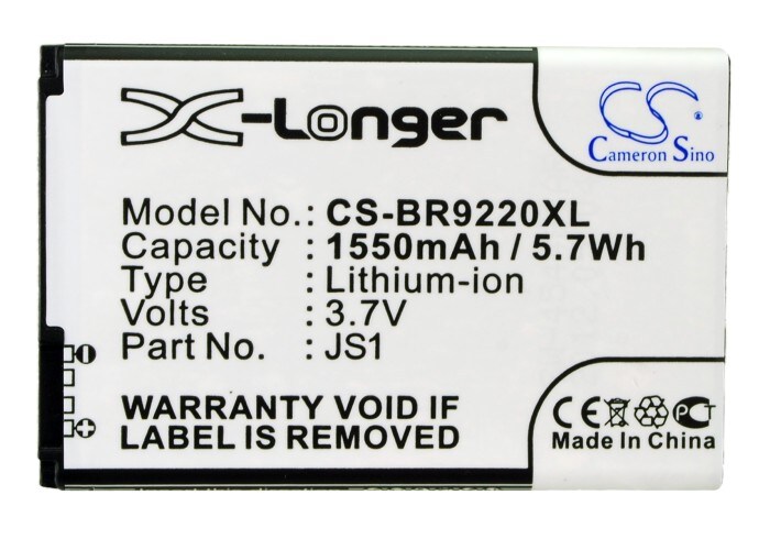 Batteri til mobiltelefon, smarttelefon for BlackBerry Curve 9220, Curve 9320, Curve 9230 m.fl.