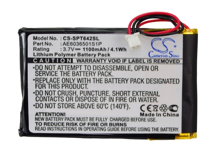 Batteri til GP, navigasjonssystem for Spetrotec 4642-E434-V12 SEG/N