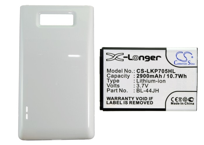 Batteri til mobiltelefon, smarttelefon for LG Optimus P705, Optimus P705g