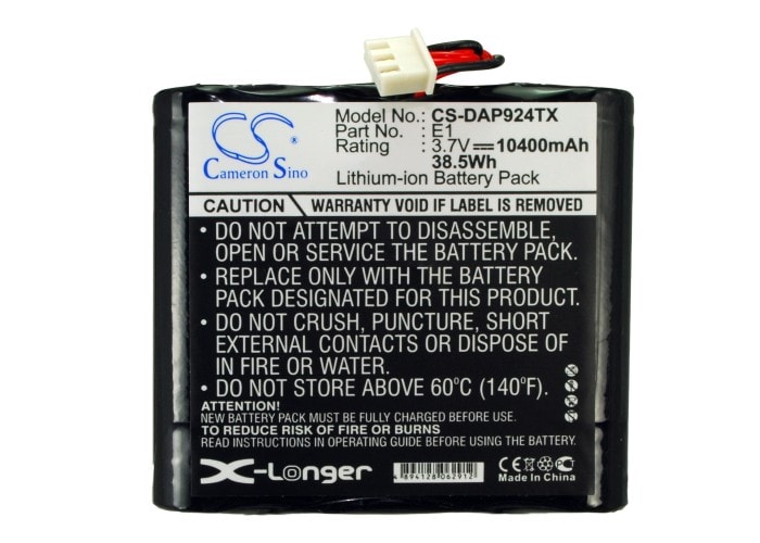 Batteri til DAB Digital for Pure Evoke E-1S, Evoke Flow, VL-60924 m.fl.