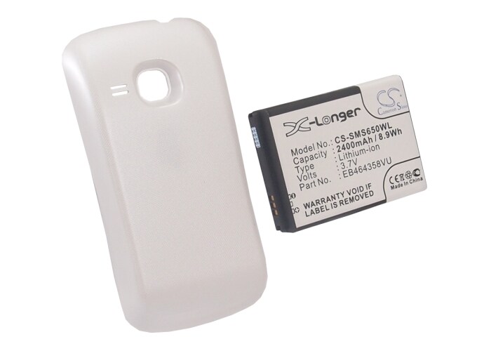 Batteri til mobiltelefon, smarttelefon for Samsung GT-S6500, GT-S6500D, Galaxy Mini 2 m.fl.