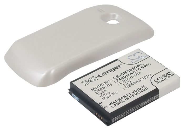 Batteri til mobiltelefon, smarttelefon for Samsung GT-S6500, GT-S6500D, Galaxy Mini 2 m.fl.