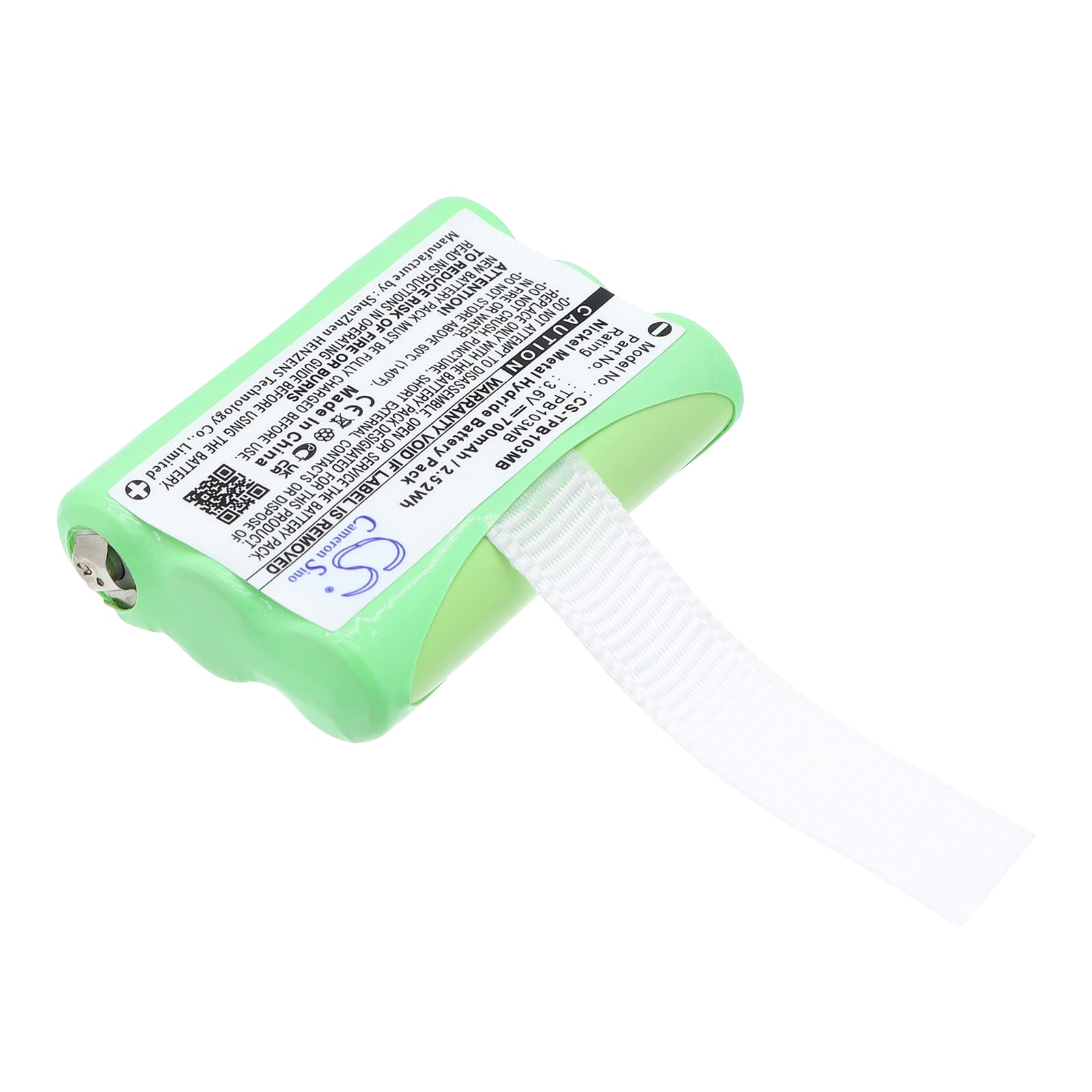 Batteri til BabyPhone for Topcom Babytalker 1010, Babytalker 1020, Babytalker 1030 m.fl.
