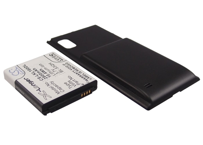 Batteri til mobiltelefon, smarttelefon for LG Optimus LTE II, Optimus LTE 2, F160L m.fl.