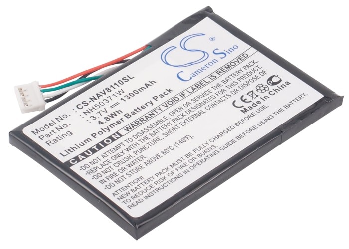 Batteri til GP, navigasjonssystem for Navigon 81xx, 8110, 8310