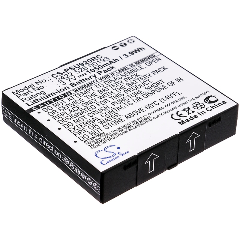 Batteri til fjernkontroll for Philips Pronto TSU-9200, Pronto TSU9200/37, TSU9200 m.fl.
