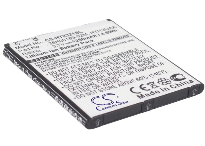 Batteri til mobiltelefon, smarttelefon for HTC J, Z321e, J ISW13HT m.fl.